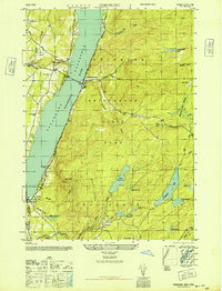 preview thumbnail of historical topo map of Saratoga County, NY in 1946