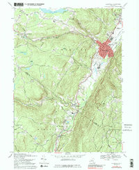 preview thumbnail of historical topo map of Ellenville, NY in 1969