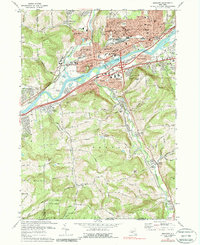 Download a high-resolution, GPS-compatible USGS topo map for Endicott, NY (1988 edition)