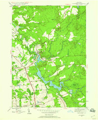 preview thumbnail of historical topo map of Oneida County, NY in 1945