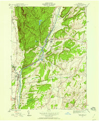 Download a high-resolution, GPS-compatible USGS topo map for Fort Ann, NY (1958 edition)