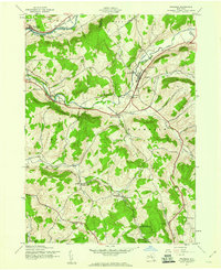 Download a high-resolution, GPS-compatible USGS topo map for Franklin, NY (1960 edition)