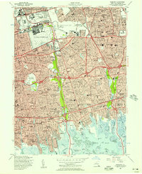 Download a high-resolution, GPS-compatible USGS topo map for Freeport, NY (1957 edition)