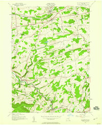 Download a high-resolution, GPS-compatible USGS topo map for Gallupville, NY (1959 edition)