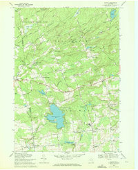 preview thumbnail of historical topo map of Saratoga County, NY in 1970