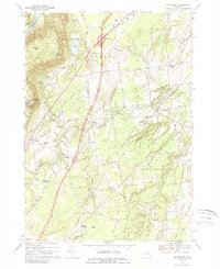 preview thumbnail of historical topo map of Saratoga County, NY in 1968