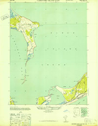 Download a high-resolution, GPS-compatible USGS topo map for Gardiners Island East, NY (1947 edition)