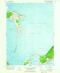 Download a high-resolution, GPS-compatible USGS topo map for Gardiners Island East, NY (1966 edition)