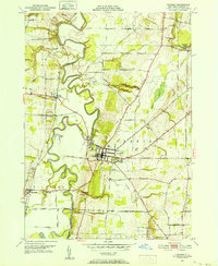 Download a high-resolution, GPS-compatible USGS topo map for Geneseo, NY (1952 edition)