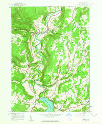 Download a high-resolution, GPS-compatible USGS topo map for Gilboa, NY (1963 edition)