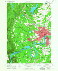 Download a high-resolution, GPS-compatible USGS topo map for Glens Falls, NY (1968 edition)