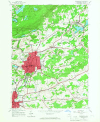 Download a high-resolution, GPS-compatible USGS topo map for Gloversville, NY (1966 edition)