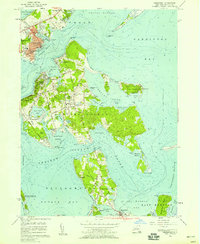 Download a high-resolution, GPS-compatible USGS topo map for Greenport, NY (1958 edition)
