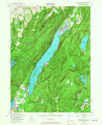 preview thumbnail of historical topo map of Greenwood Lake, NY in 1954