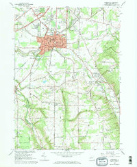 Download a high-resolution, GPS-compatible USGS topo map for Hamburg, NY (1968 edition)