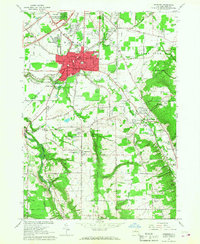Download a high-resolution, GPS-compatible USGS topo map for Hamburg, NY (1968 edition)