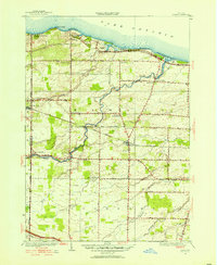Download a high-resolution, GPS-compatible USGS topo map for Hamlin, NY (1953 edition)