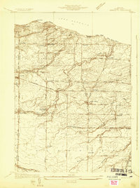 preview thumbnail of historical topo map of Monroe County, NY in 1932