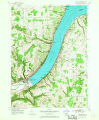 Download a high-resolution, GPS-compatible USGS topo map for Hammondsport, NY (1968 edition)