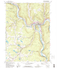 Download a high-resolution, GPS-compatible USGS topo map for Hancock, NY (1995 edition)