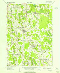 preview thumbnail of historical topo map of Oswego County, NY in 1954