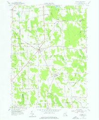 Download a high-resolution, GPS-compatible USGS topo map for Hannibal, NY (1976 edition)