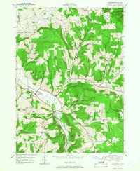 Download a high-resolution, GPS-compatible USGS topo map for Harford, NY (1967 edition)