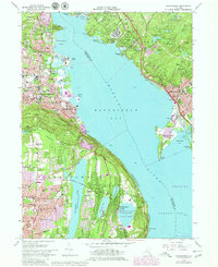 preview thumbnail of historical topo map of Rockland County, NY in 1979