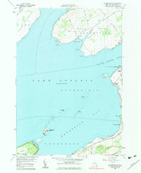 Download a high-resolution, GPS-compatible USGS topo map for Henderson Bay, NY (1983 edition)