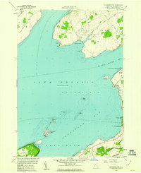 Download a high-resolution, GPS-compatible USGS topo map for Henderson Bay, NY (1960 edition)