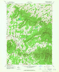 Download a high-resolution, GPS-compatible USGS topo map for Hensonville, NY (1967 edition)