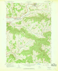 Download a high-resolution, GPS-compatible USGS topo map for Hobart, NY (1969 edition)
