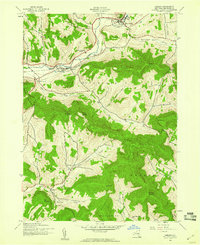 Download a high-resolution, GPS-compatible USGS topo map for Hobart, NY (1960 edition)