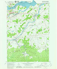 Download a high-resolution, GPS-compatible USGS topo map for Hogansburg, NY (1980 edition)