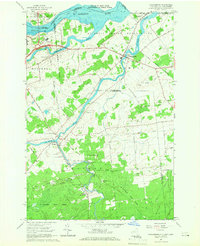 Download a high-resolution, GPS-compatible USGS topo map for Hogansburg, NY (1966 edition)