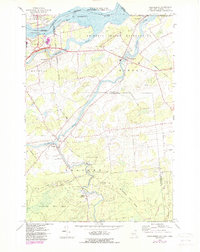 Download a high-resolution, GPS-compatible USGS topo map for Hogansburg, NY (1988 edition)