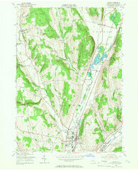 Download a high-resolution, GPS-compatible USGS topo map for Homer, NY (1966 edition)