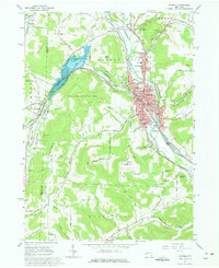 Download a high-resolution, GPS-compatible USGS topo map for Hornell, NY (1977 edition)