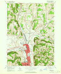 Download a high-resolution, GPS-compatible USGS topo map for Horseheads, NY (1964 edition)