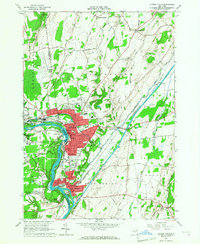 Download a high-resolution, GPS-compatible USGS topo map for Hudson Falls, NY (1968 edition)