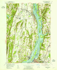 preview thumbnail of historical topo map of Greene County, NY in 1953