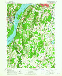 Download a high-resolution, GPS-compatible USGS topo map for Hudson South, NY (1965 edition)