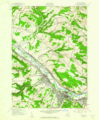 Download a high-resolution, GPS-compatible USGS topo map for Ilion, NY (1960 edition)