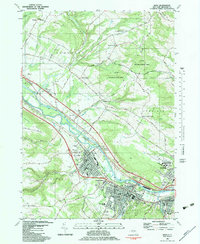 Download a high-resolution, GPS-compatible USGS topo map for Ilion, NY (1983 edition)