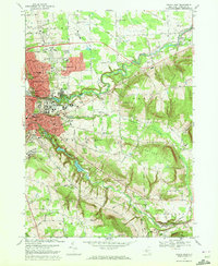 Download a high-resolution, GPS-compatible USGS topo map for Ithaca East, NY (1972 edition)