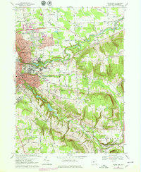 Download a high-resolution, GPS-compatible USGS topo map for Ithaca East, NY (1979 edition)