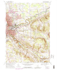 Download a high-resolution, GPS-compatible USGS topo map for Ithaca East, NY (1988 edition)
