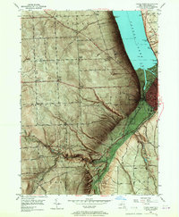 Download a high-resolution, GPS-compatible USGS topo map for Ithaca West, NY (1967 edition)