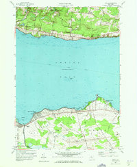 preview thumbnail of historical topo map of Oneida County, NY in 1957