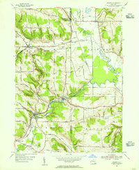 Download a high-resolution, GPS-compatible USGS topo map for Kennedy, NY (1955 edition)